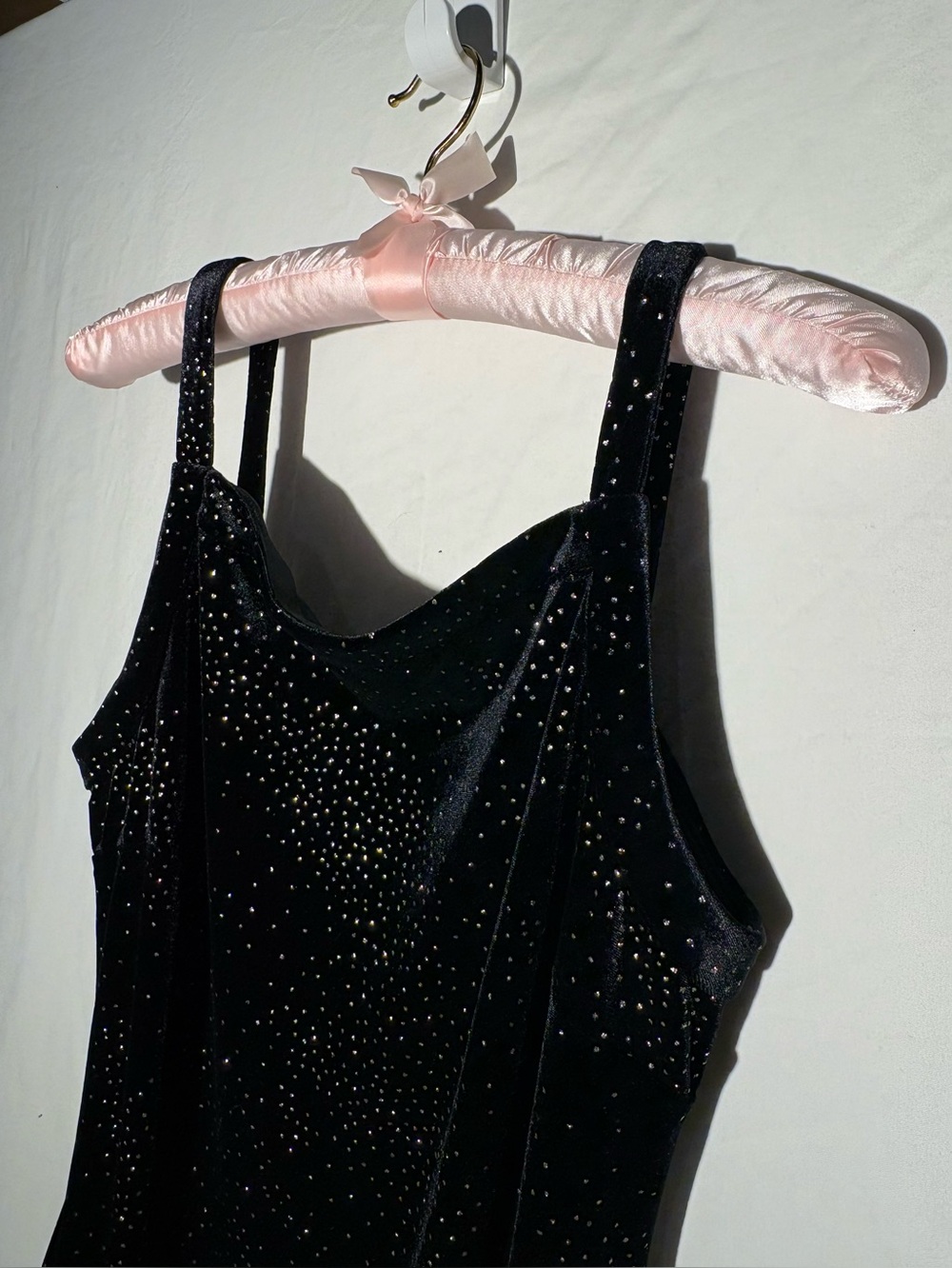 Black Velvet Dress Made in USA Size 9/10